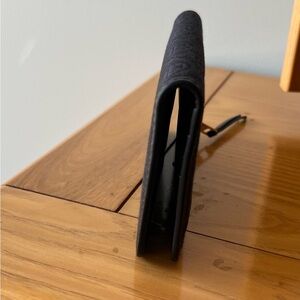 Tory Burch Black T Monogram Slim Wallet